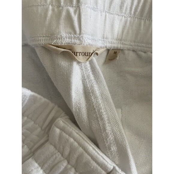 Soft Surroundings Fresh Air French Terry Shorts White Size Medium EUC‎ - Picture 2 of 7